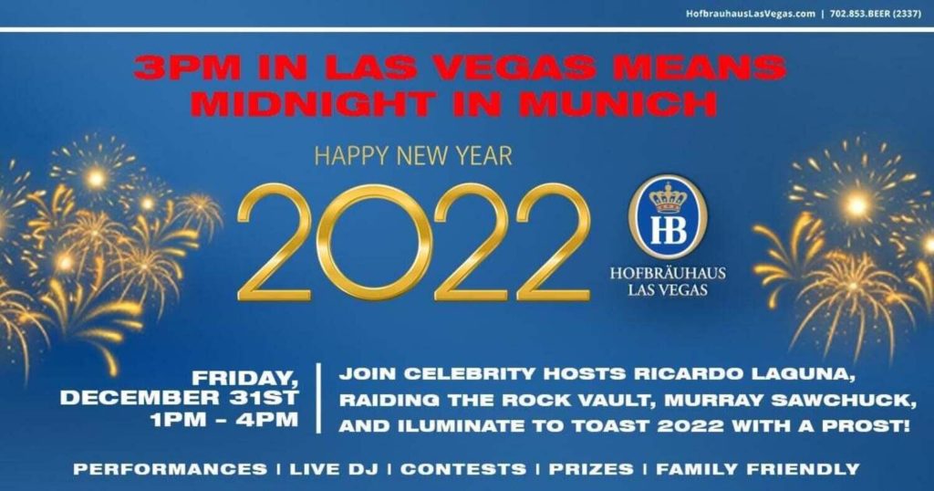 New Year's Eve 2021 Hofbräuhaus Las Vegas