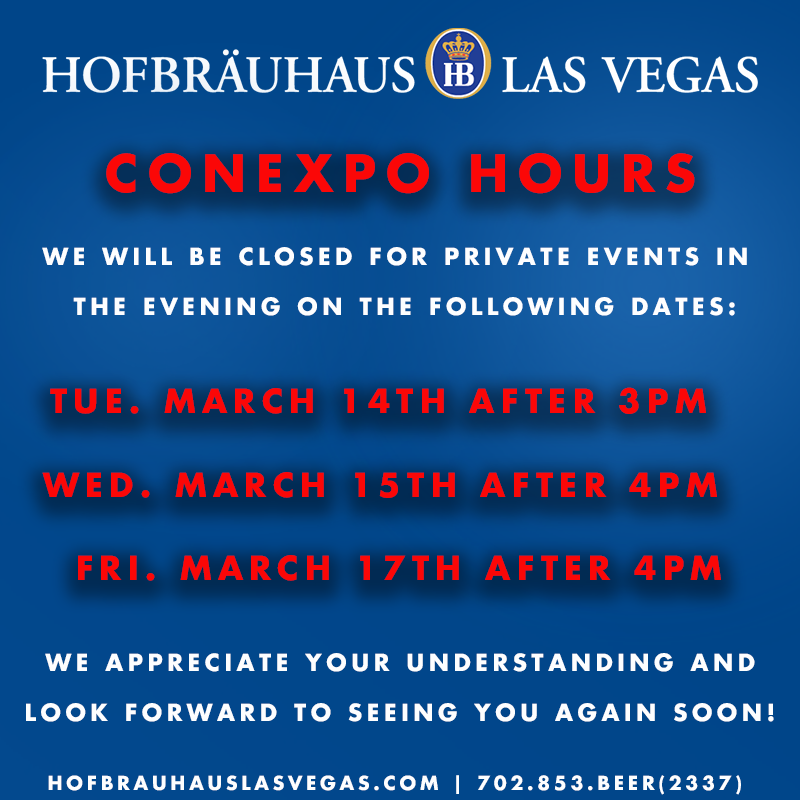 Conexpo Closed For Private Events