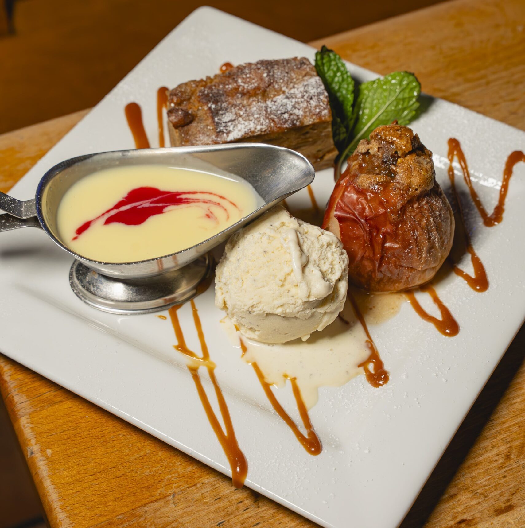 Brotpudding Und Bratapfel Min