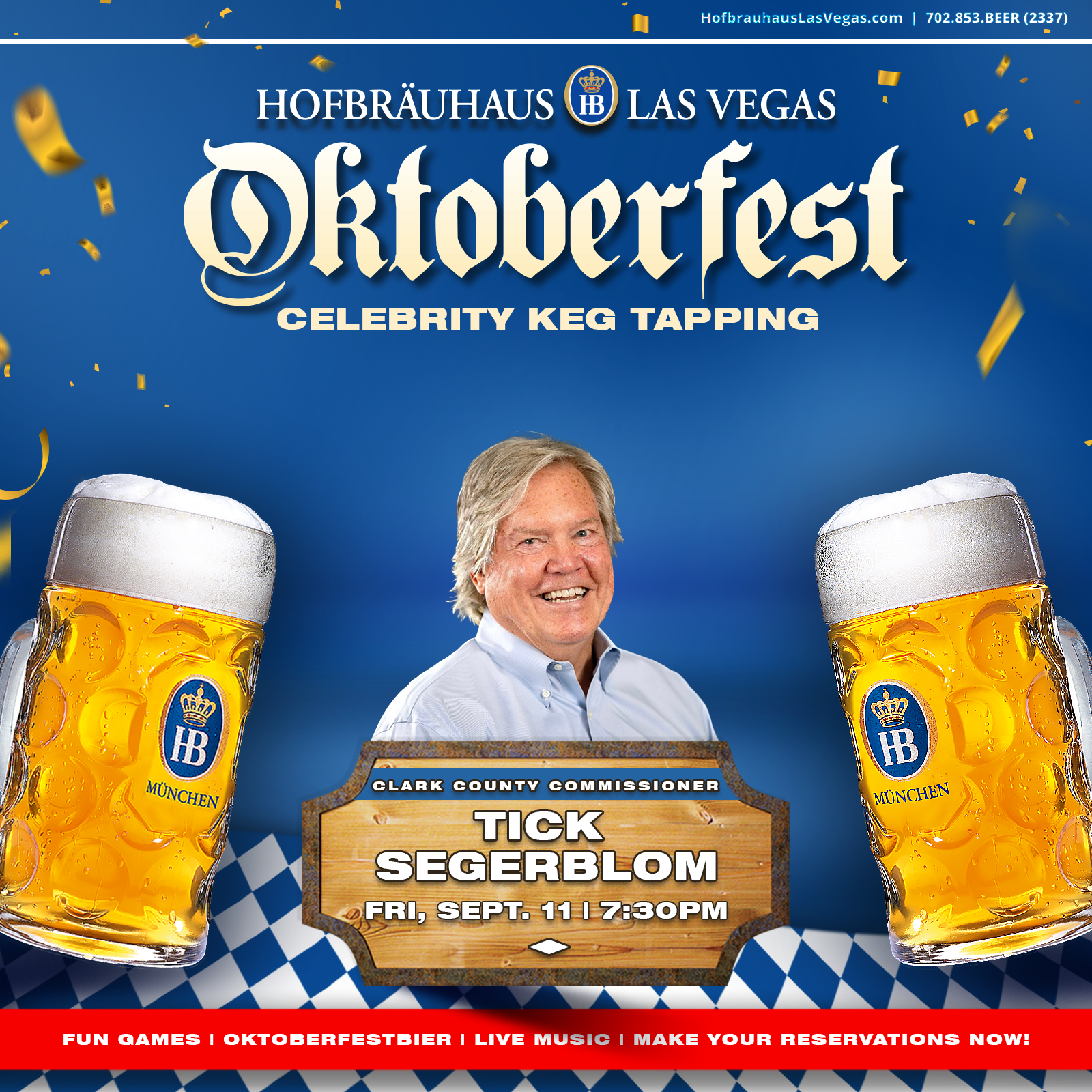 Oktoberfest Ig Clark County Commissioner Tick Segerblom 9.11.2026